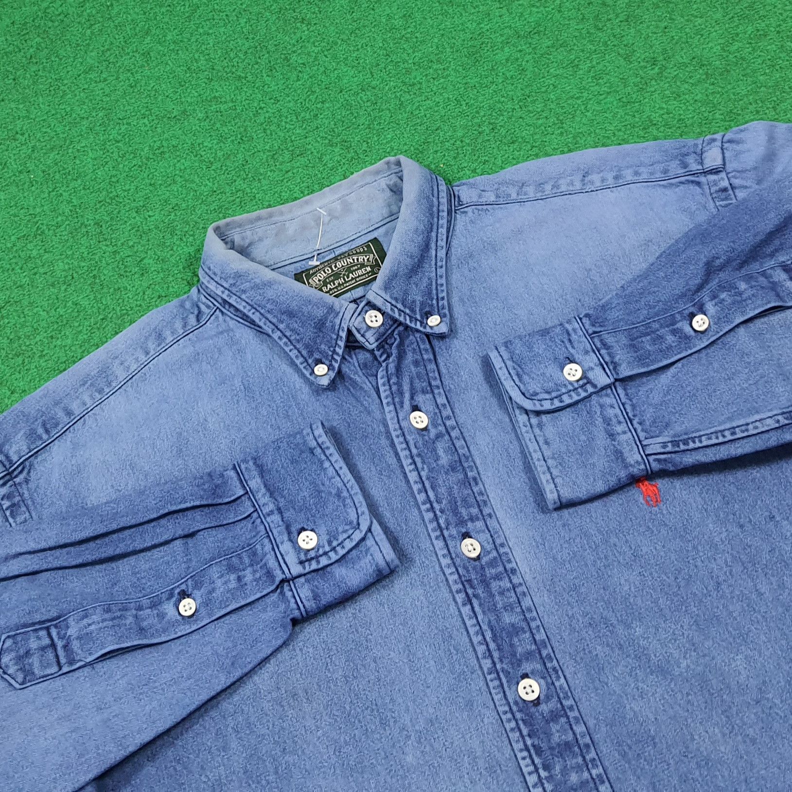 Polo Ralph Lauren Vintage Polo Country Ralph Lauren Button Up Shirt C285N31 Size US L / EU 52-54 / 3 - 4 Thumbnail
