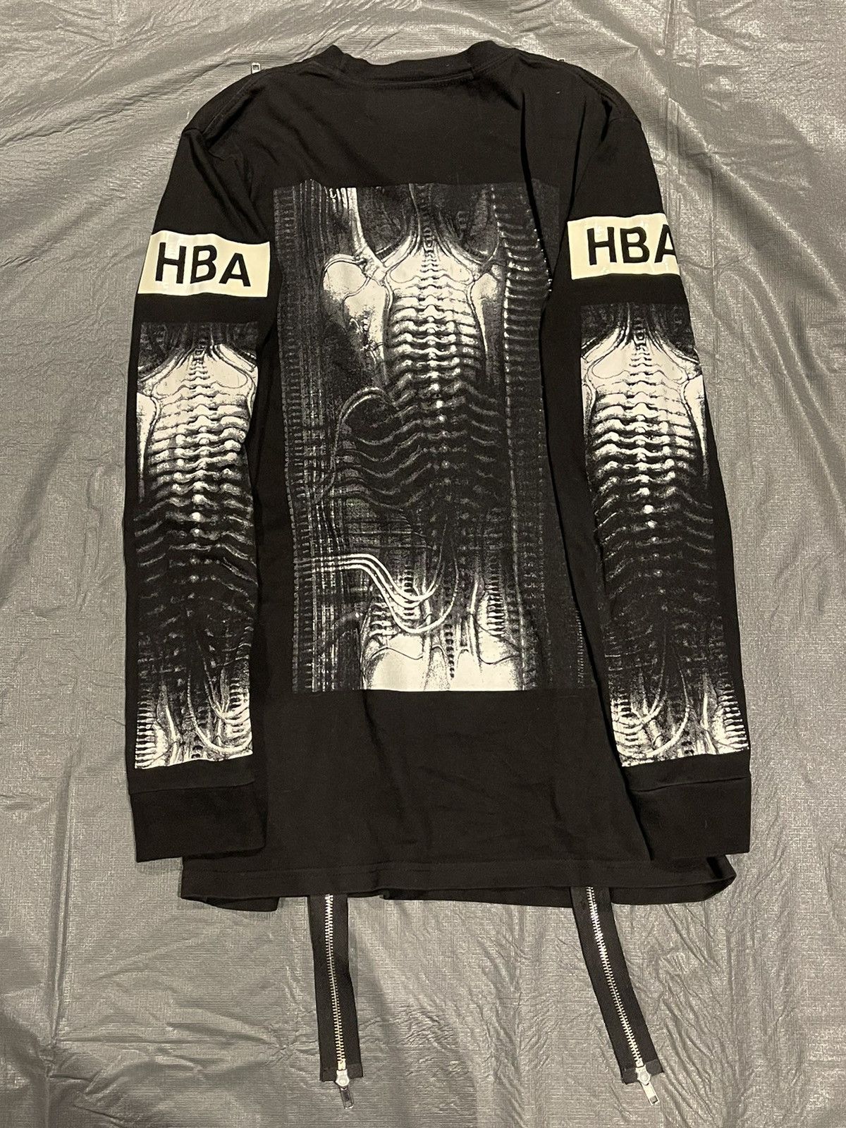 Hood By Air HOOD BY AIR HBA Screenprinted X-ray Double Zip