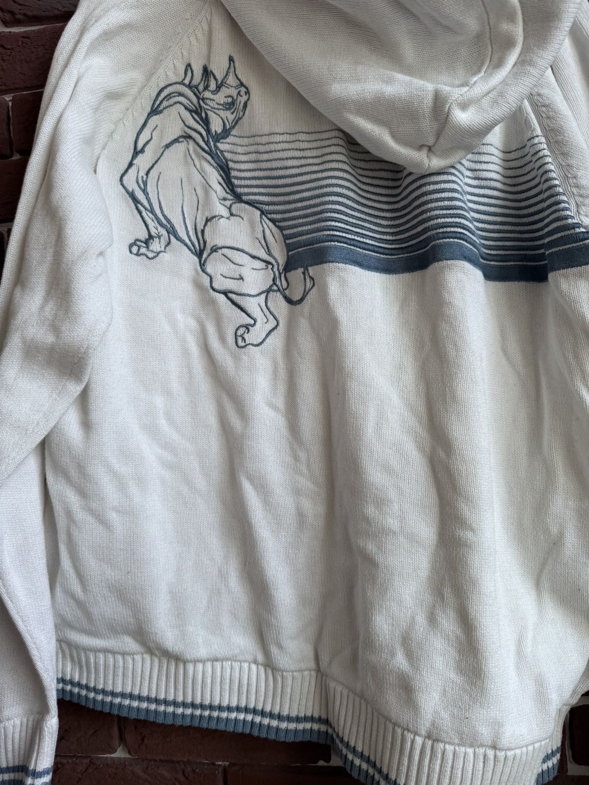 Ecko Unltd. Vintage Y2K Ecko Unltd Rhino Logo Hoodie XL White Size US XL / EU 56 / 4 - 8 Thumbnail