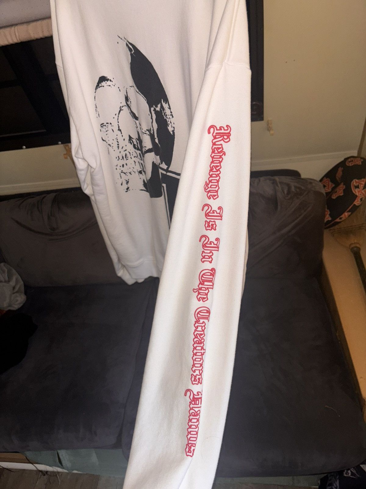 Revenge Revenge White Skull Hoodie Size US M / EU 48-50 / 2 - 3 Thumbnail