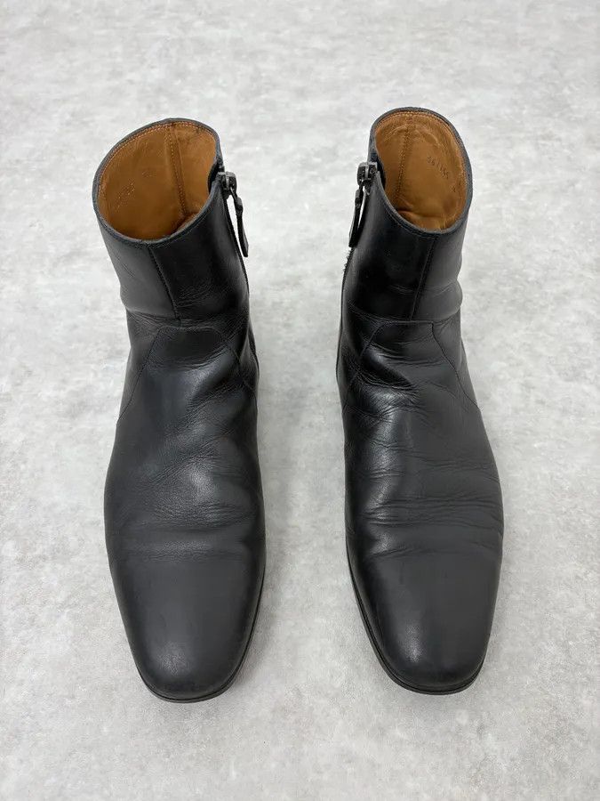 Gucci 2000s Gucci Black Minimalist Leather Boots Size US 8 / EU 41 - 2 Thumbnail