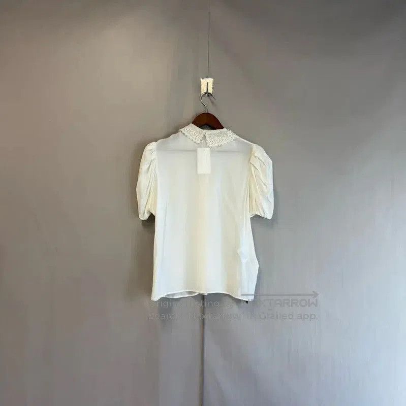 Miu Miu Miu Miu White Silk Women's Shirt . Size S / US 4 / IT 40 - 2 Thumbnail