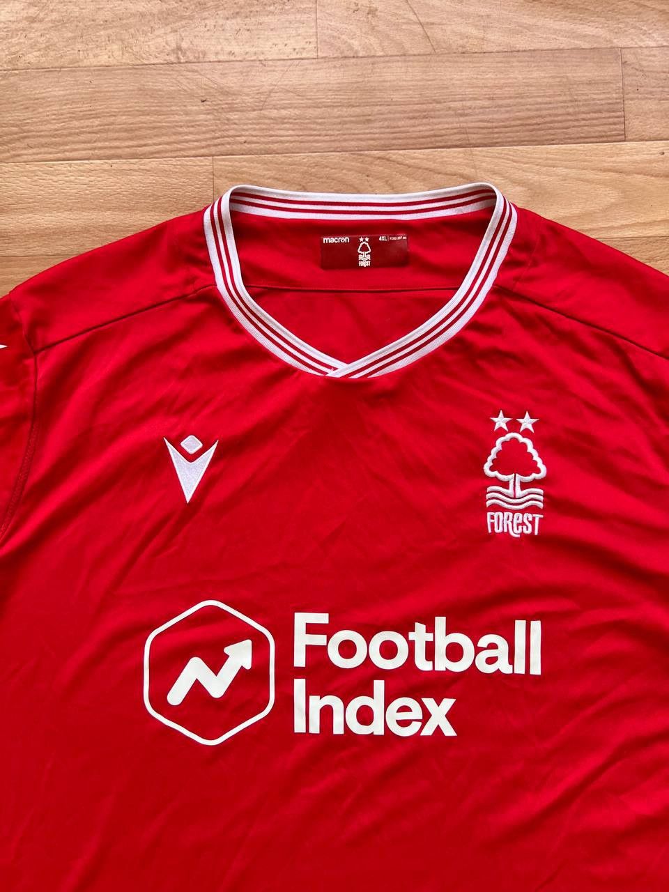 Macron 2020/21 Nottingham Forest Macron Home Soccer Jersey Mens 4XL Size US XXL / EU 58 / 5 - 3 Thumbnail