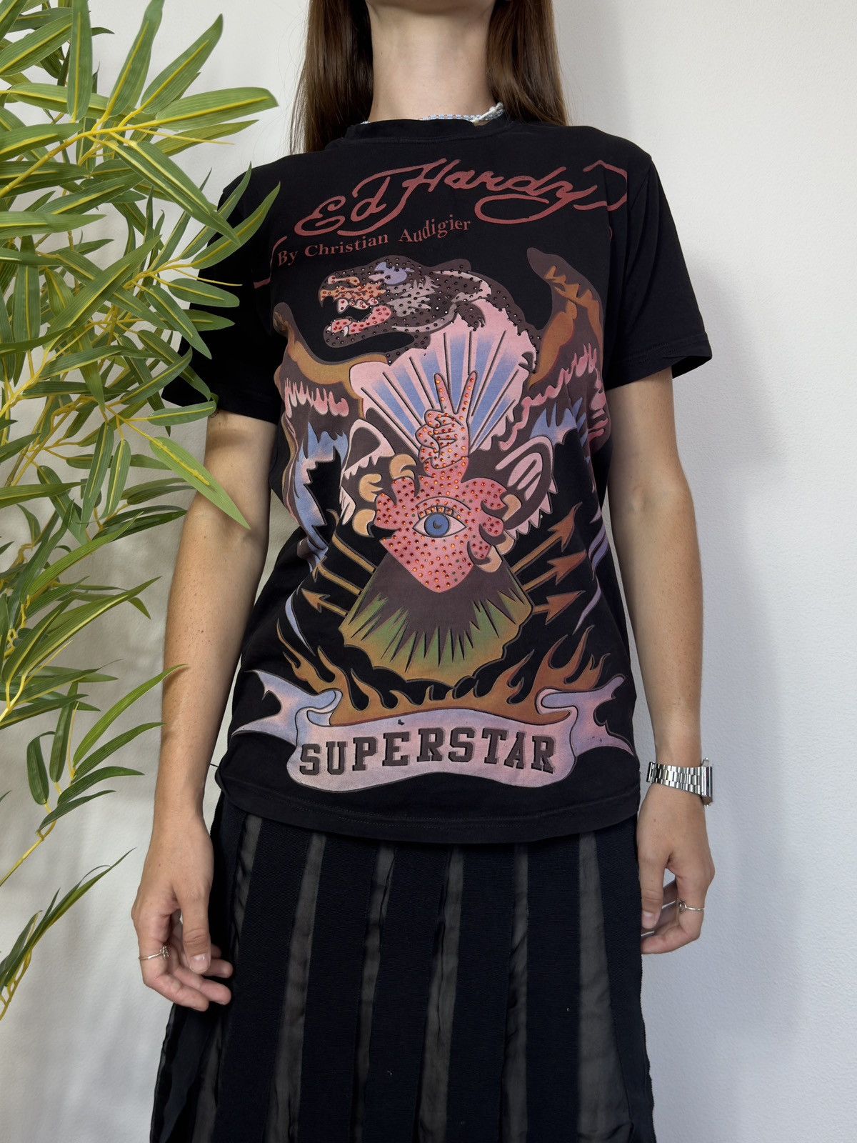 Ed Hardy VINTAGE ED HARDY 2000s TEE SHIRT Size US M / EU 48-50 / 2 - 2 Thumbnail