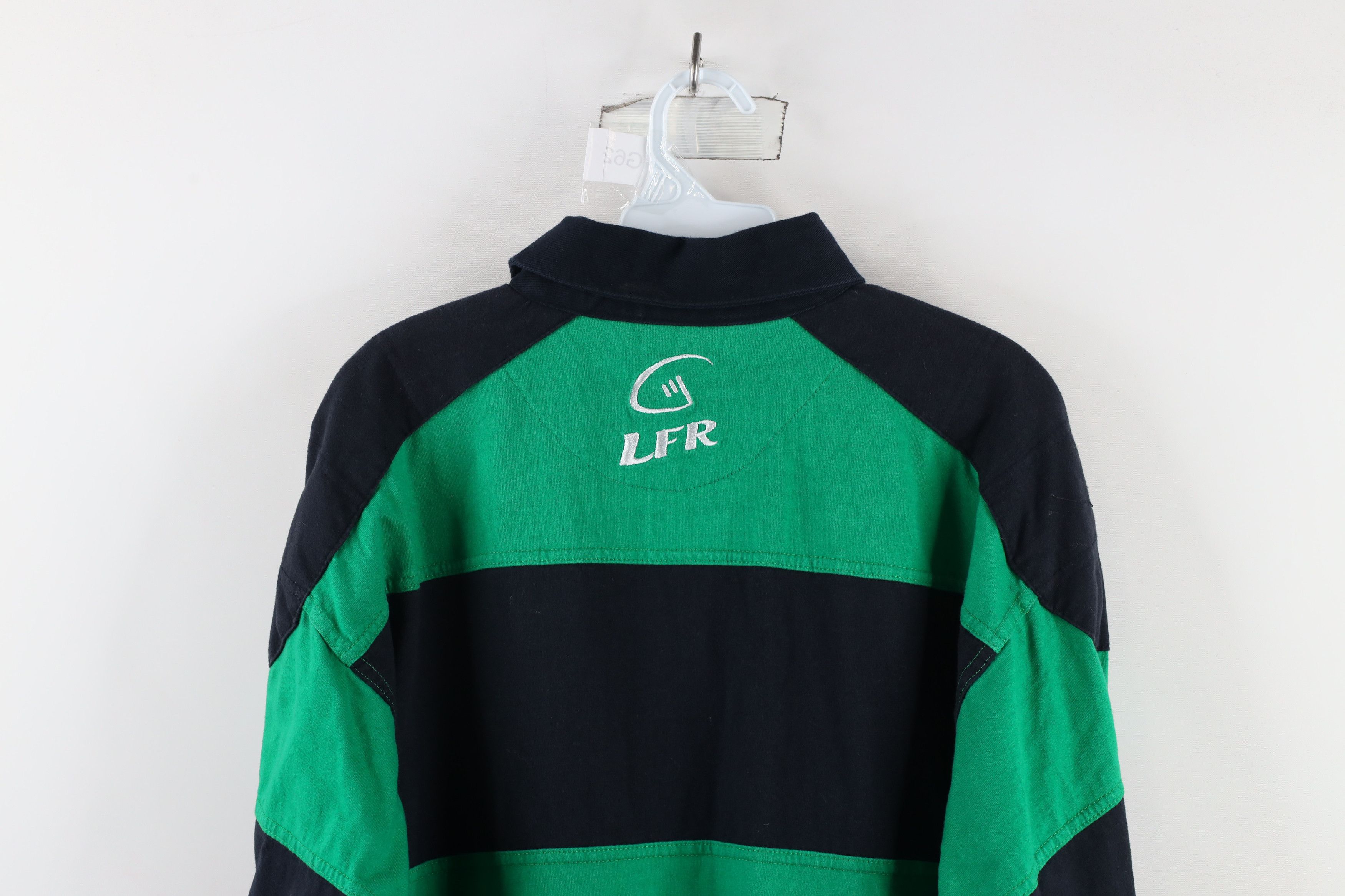 Vintage Vintage Ireland Rugby Long Sleeve Striped Rugby Jersey Polo Size US L / EU 52-54 / 3 - 13 Thumbnail