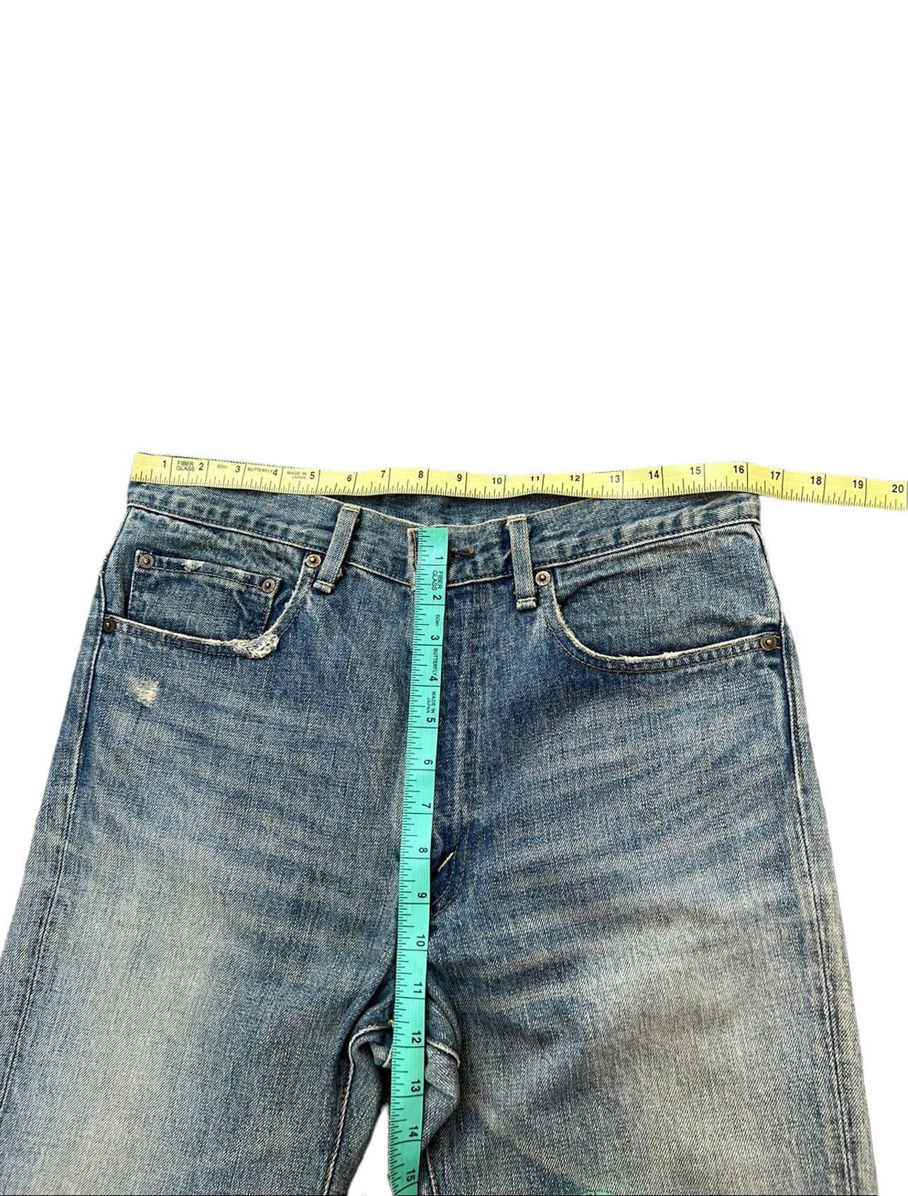Levi's Vintage Clothing VTG 2002 LVC Levi’s 517 Big E Mud Wash Denim Flared Jeans Size US 32 / EU 48 - 3 Thumbnail