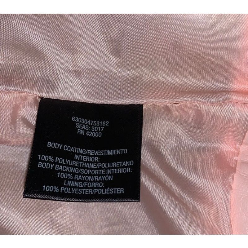 Joe Boxer JOE BOXER Pink Faux Leather Moto Jacket M Size M / US 6-8 / IT 42-44 - 8 Thumbnail