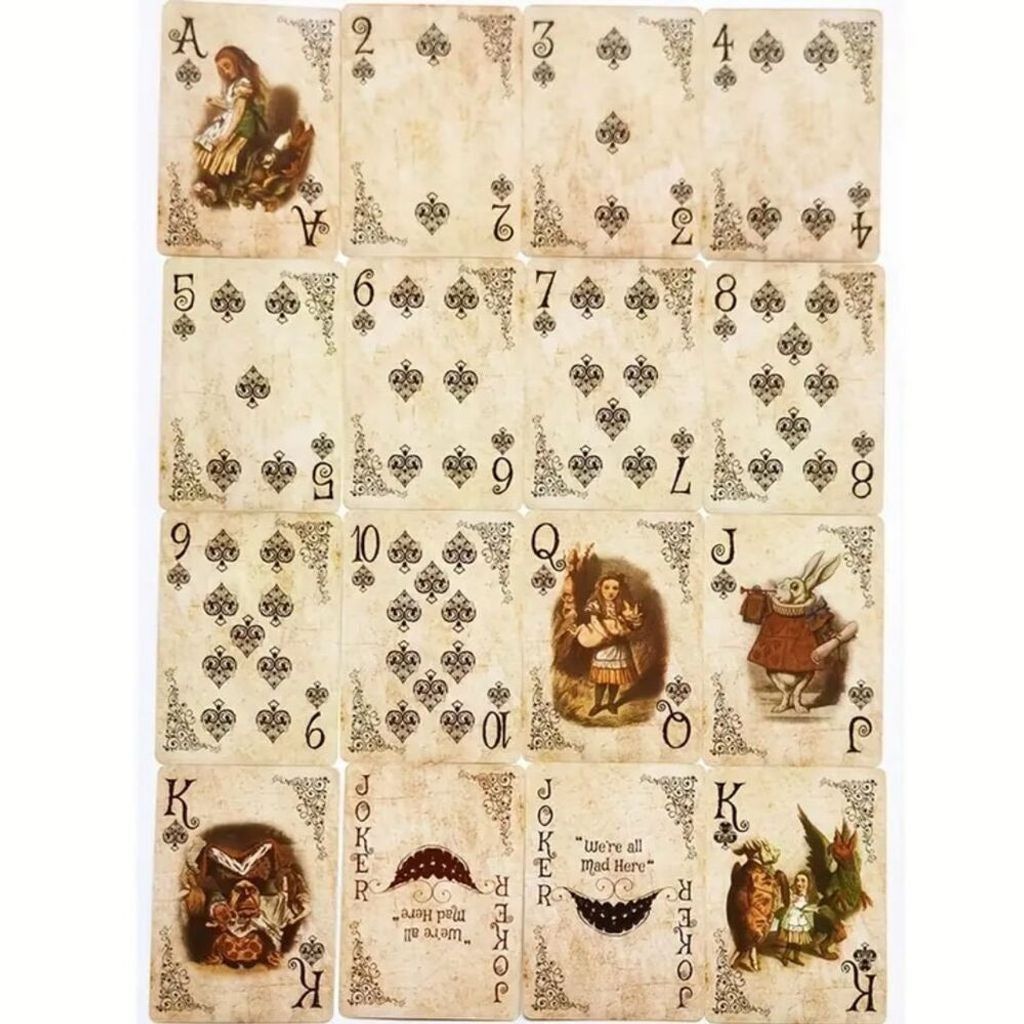 Other Wonderland Playing Cards Vintage Style Poker Game Set New Size ONE SIZE - 6 Thumbnail