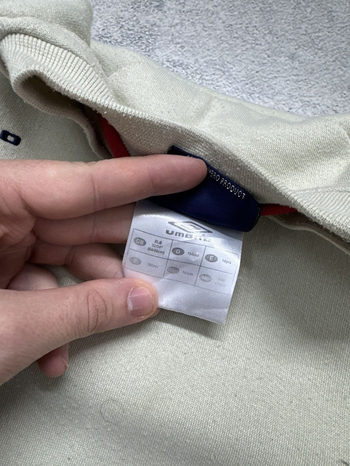 Umbro Vintage Umbro Oversized 90’s Sweatshirt Drill Size US S / EU 44-46 / 1 - 10 Thumbnail