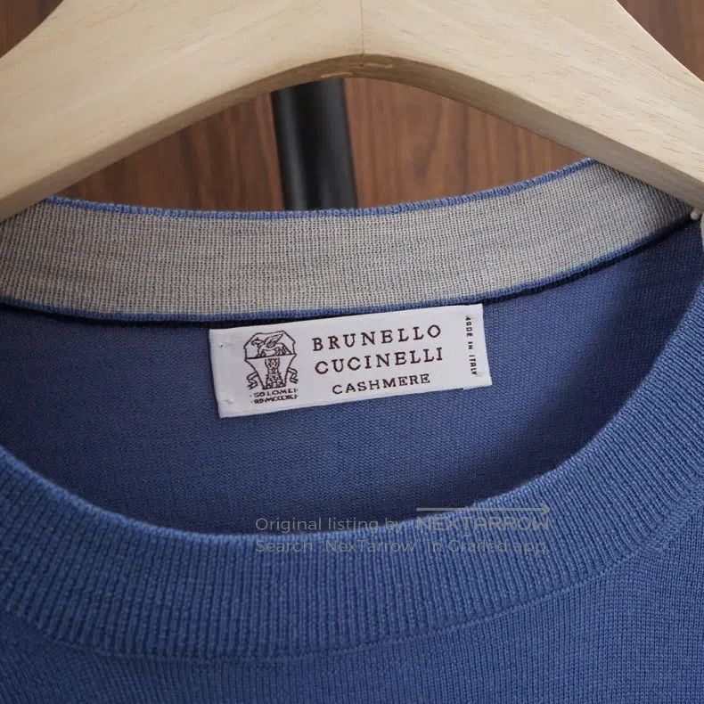 Brunello Cucinelli Brunello Cucinelli Wool cashmere knitted sweater Size US M / EU 48-50 / 2 - 5 Thumbnail