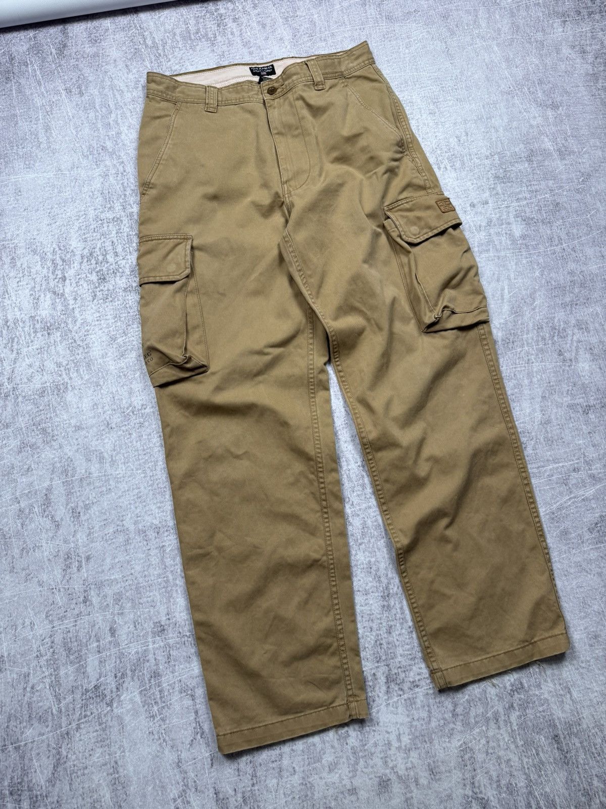 Polo Ralph Lauren Vintage Parachute Cargo Pant Polo Jeans Company Beige Pants Size US 32 / EU 48 - 2 Thumbnail