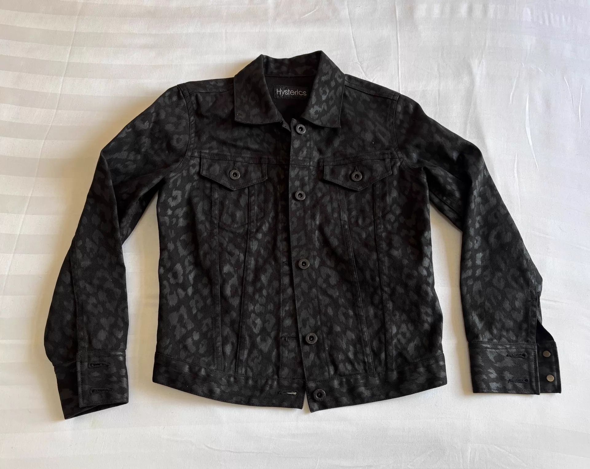Hysteric Glamour Hysteric Glamour vintage black leopard slim short jkt S-M Size ONE SIZE - 7 Thumbnail