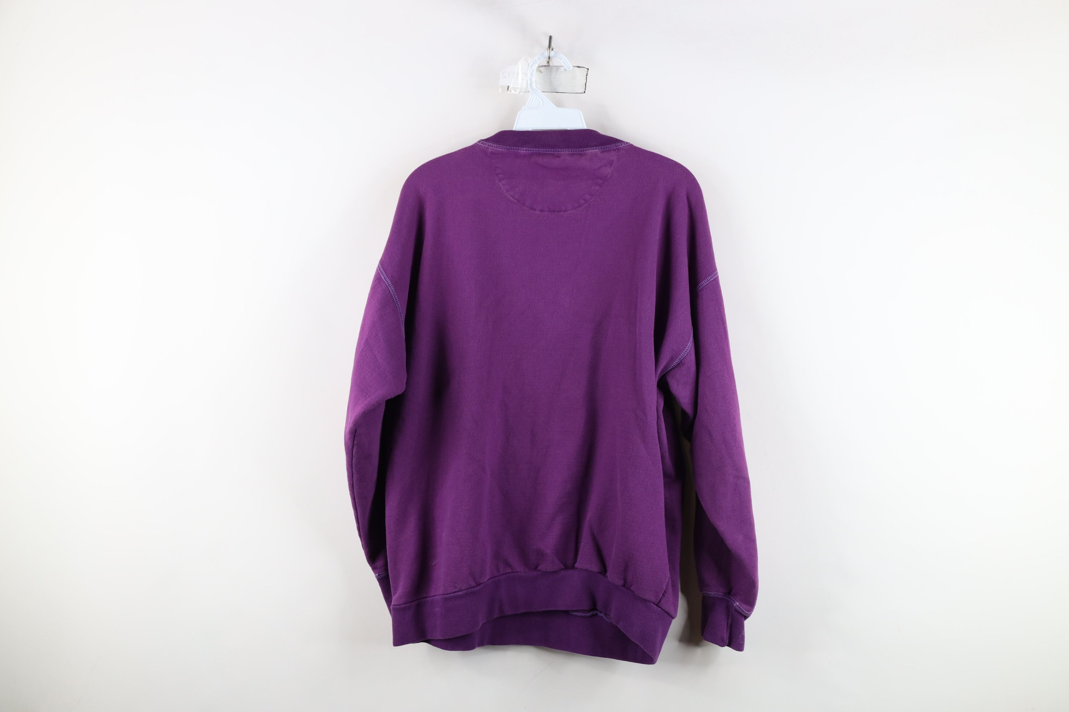 Ralph Lauren × Vintage Vintage 90s Chaps Ralph Lauren Spell Out Sweatshirt Size M / US 6-8 / IT 42-44 - 13 Thumbnail
