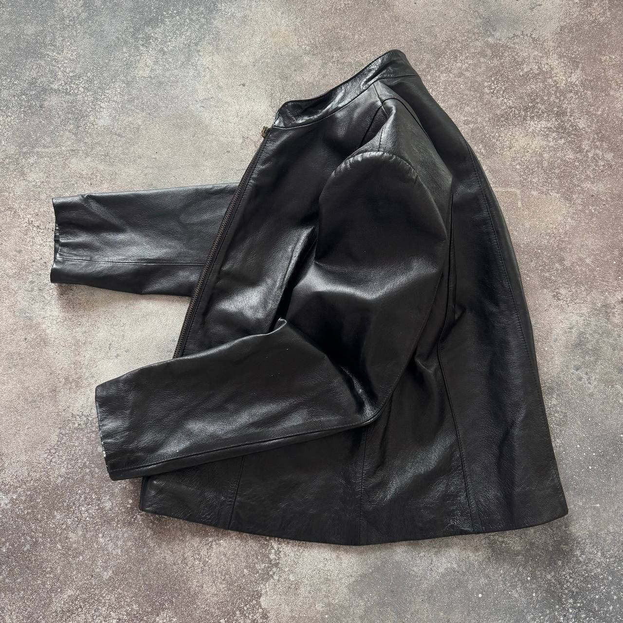If Six Was Nine Japanese Style Vintage Black Leather Jacket Size M / US 6-8 / IT 42-44 - 1 Thumbnail
