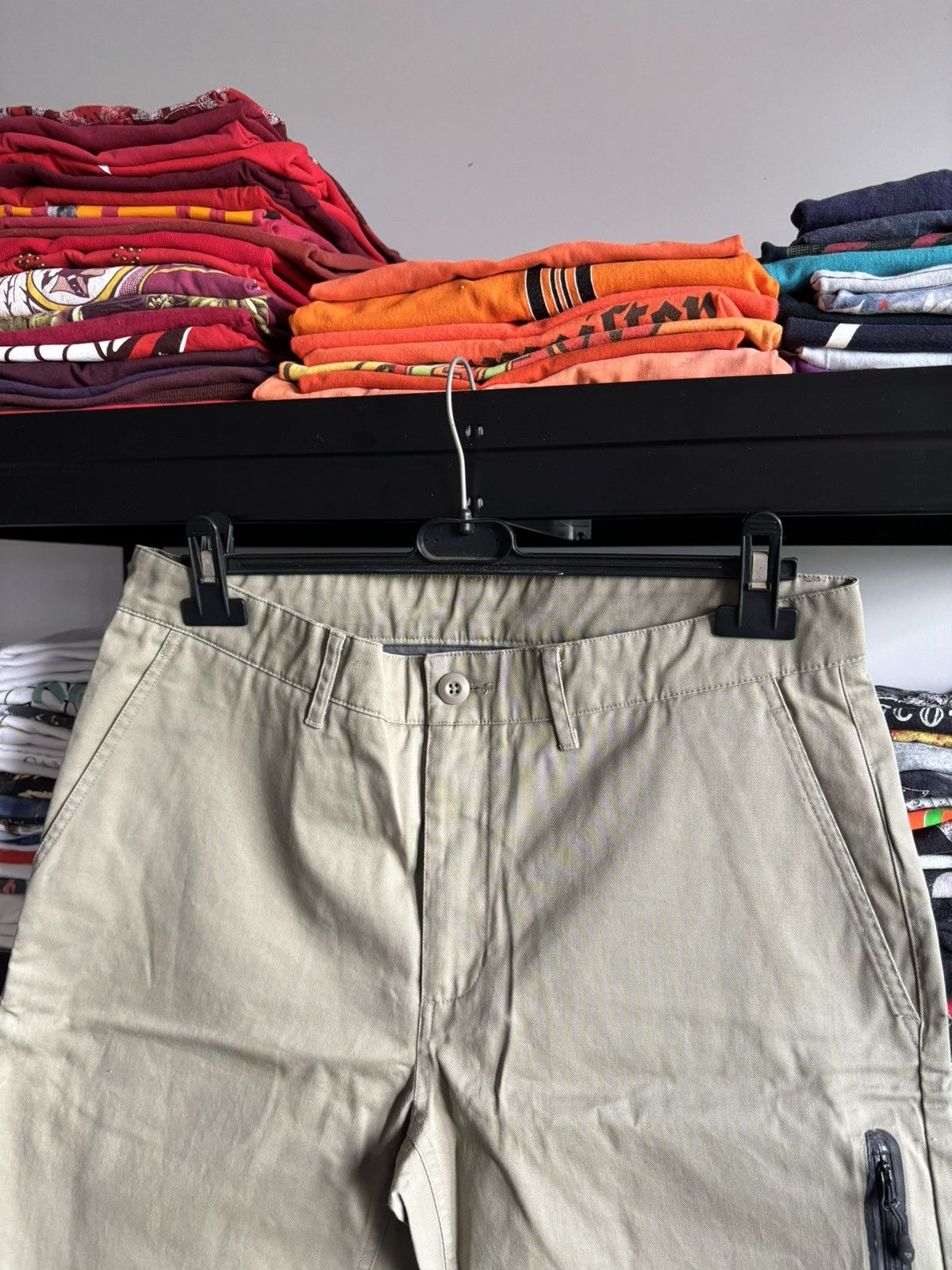 Nike × Vintage Vintage Nike Khaki Chino Shorts Streetwear 90s 00s drip dril Size US 34 / EU 50 - 2 Thumbnail