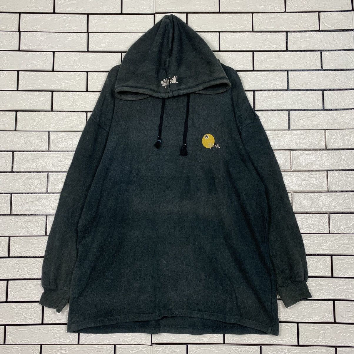 Vintage 📌Vintage Hoodie Anorak Pull Over 8 Eight Balls Streetwear Size US M / EU 48-50 / 2 - 2 Thumbnail