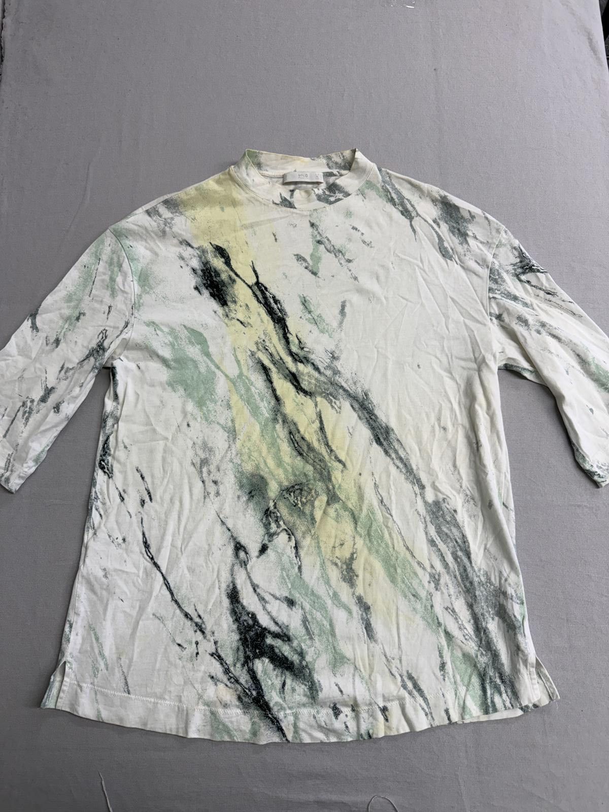 Other Mango Premium Tie Dye Marble Half Sleeve Tee XS Size XS / US 0-2 / IT 36-38 - 1 Thumbnail