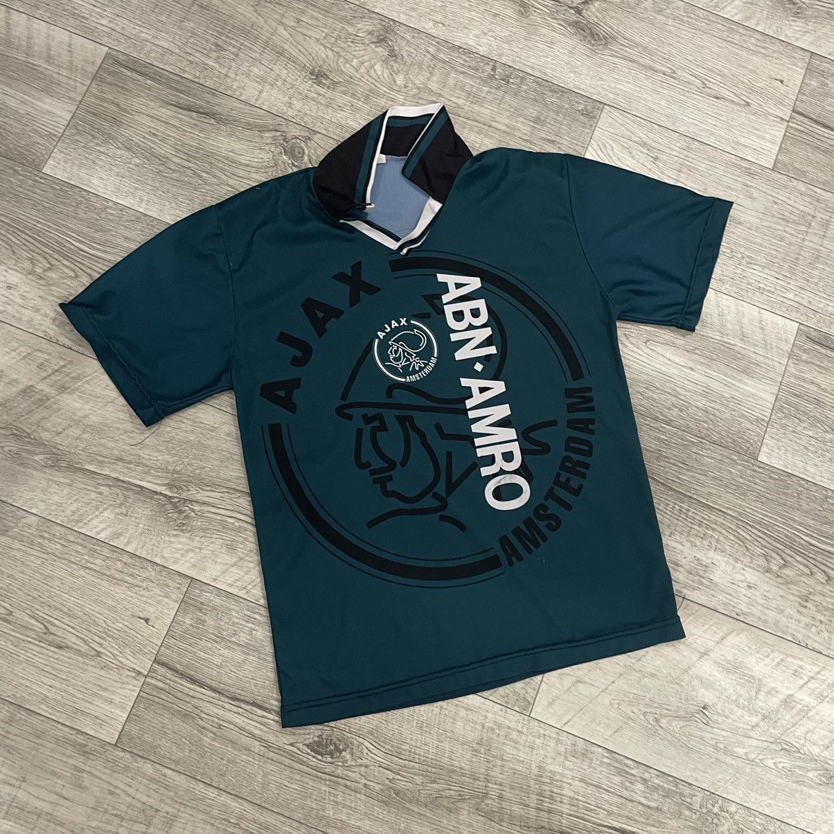 Vintage AJAX 90s ABN AMRO Amsterdam tee shirt fan jersey Size US M / EU 48-50 / 2 - 1 Thumbnail
