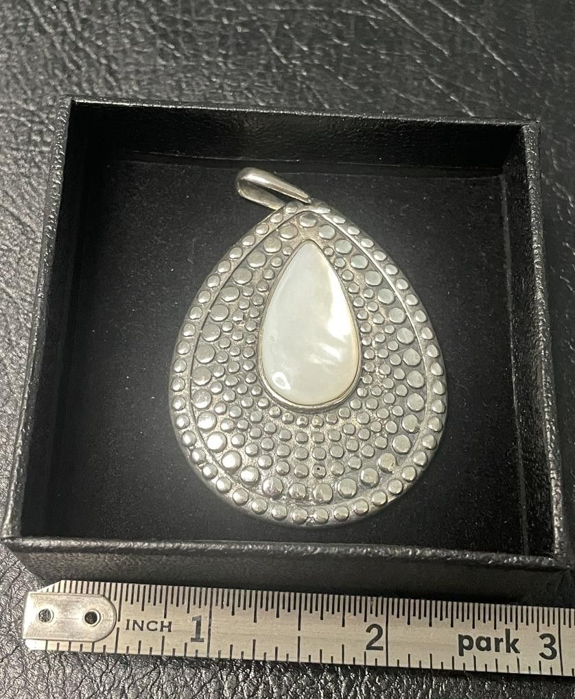 Designer Vintage Drop Pendant .925 Size ONE SIZE - 2 Thumbnail