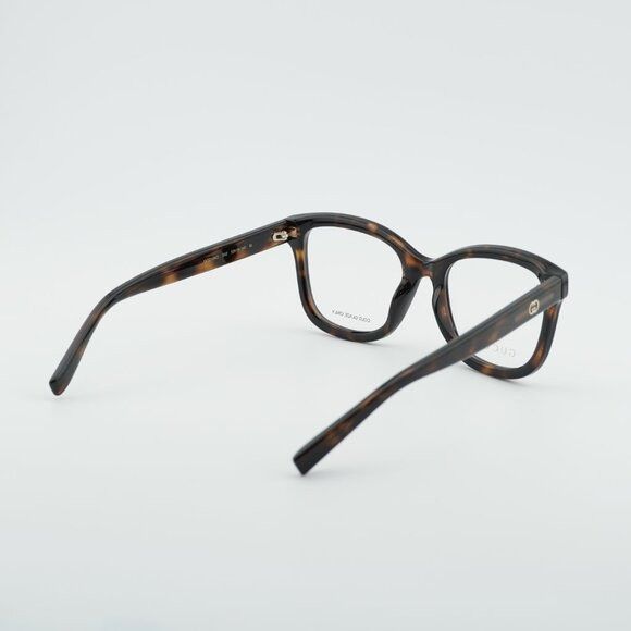 Gucci Gucci GG2104O 002 Eyeglasses Havana 53mm Square Frame Size ONE SIZE - 8 Thumbnail