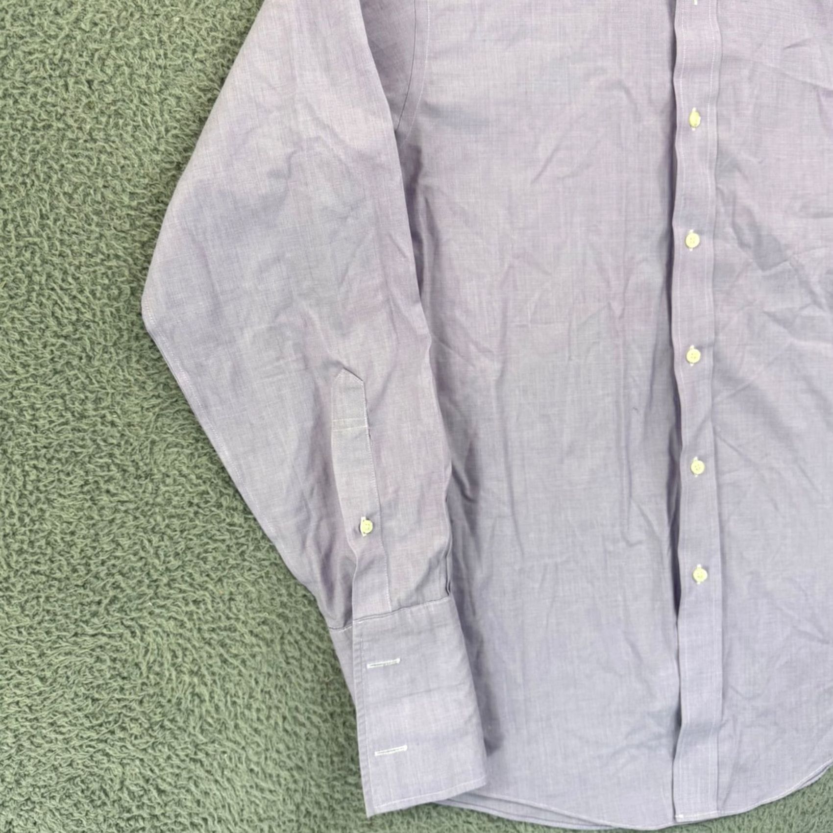 Brooks Brothers Brooks Brothers Shirt Men Medium Oxford Non Iron Supima Barrel Cuff Classic blue long sleeve button-up dress shirt Size US M / EU 48-50 / 2 - 4 Thumbnail