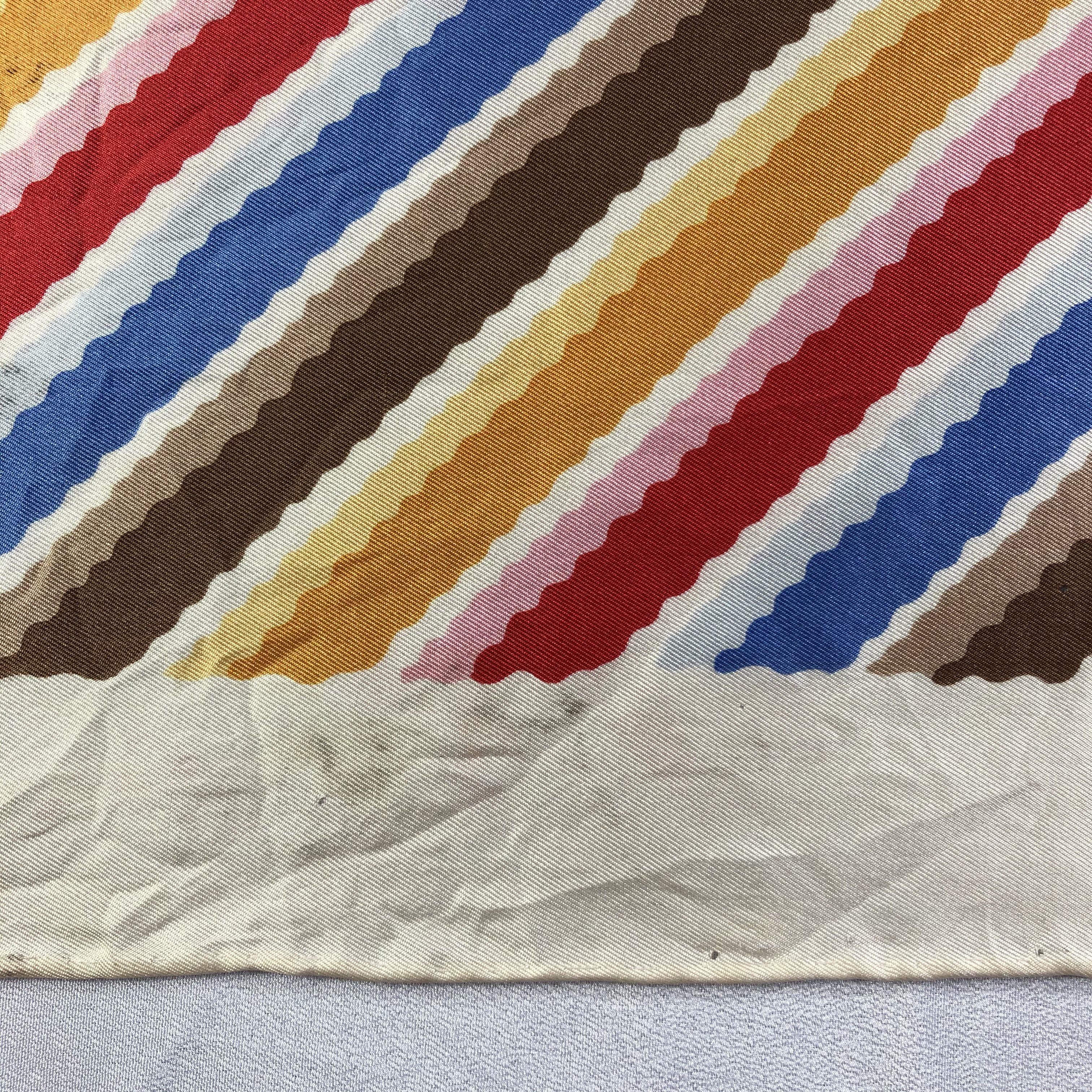 Vintage Vintage Atelier Parnasse Silk Scarf Size ONE SIZE - 6 Thumbnail