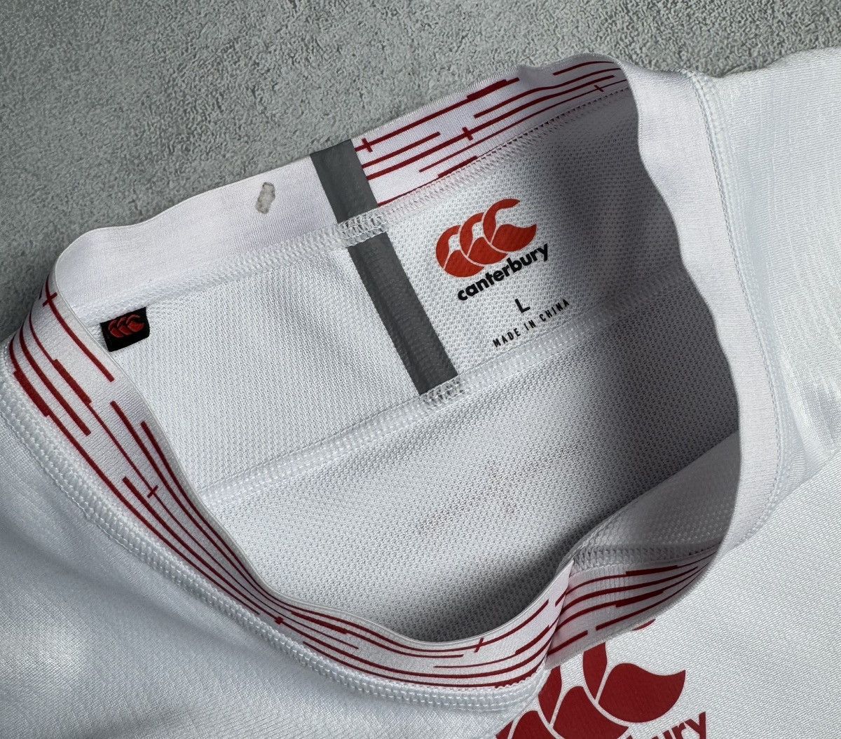 Canterbury of New Zealand England Rugby World Cup Japan 2019 Home Shirt Canterbury Size US L / EU 52-54 / 3 - 8 Thumbnail