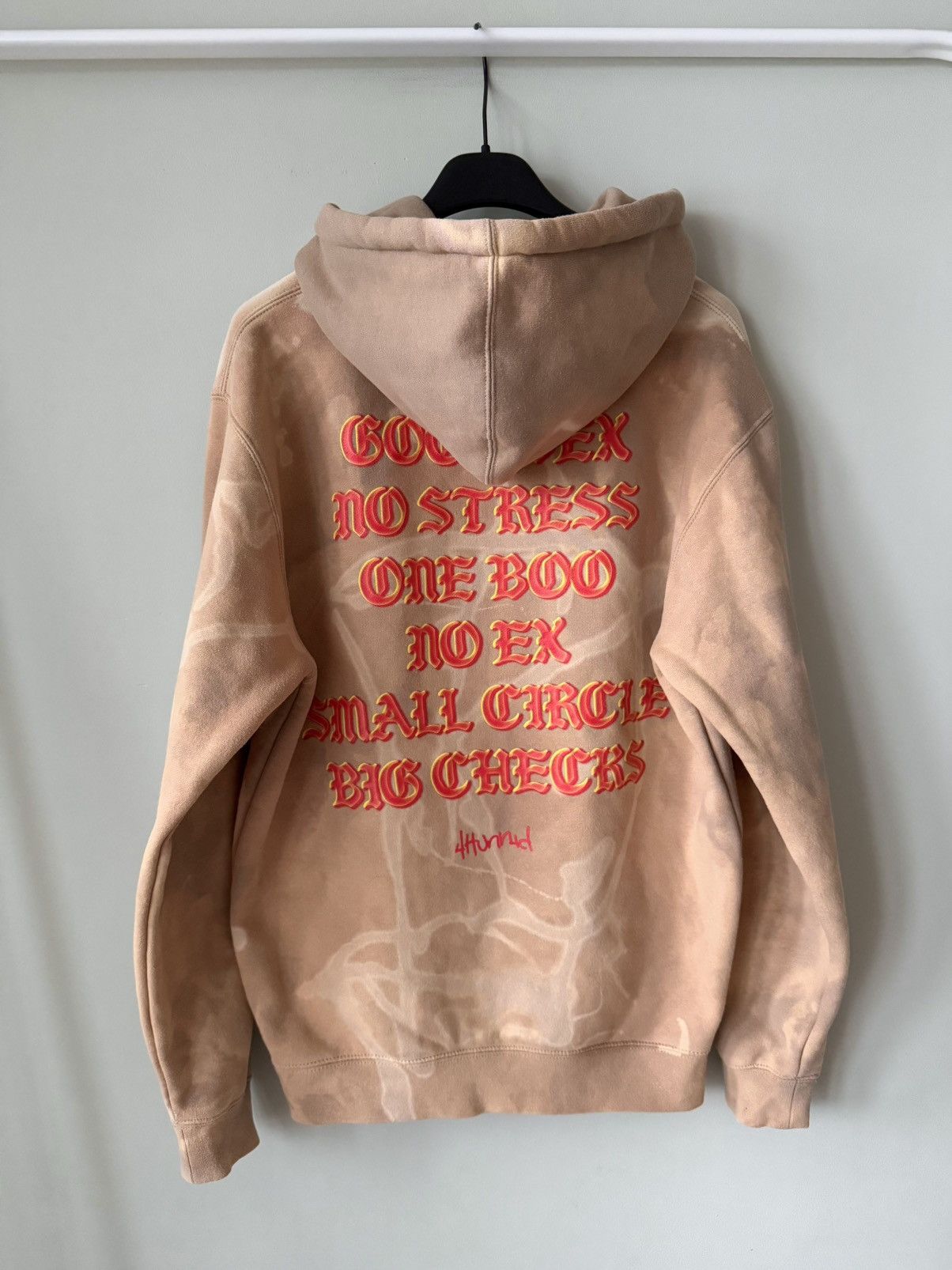 4HUNNID 4 Hunnid tie dye custom made hoodie Size US S / EU 44-46 / 1 - 2 Thumbnail