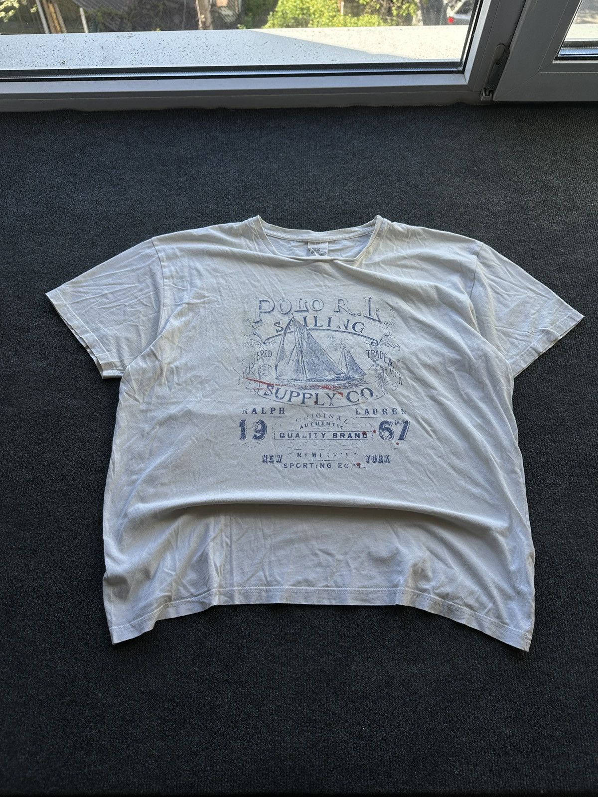Polo Ralph Lauren SAILING SUPPLY CO 🚨 RALPH LAUREN NATIVE USA T-SHIRT Size US L / EU 52-54 / 3 - 1 Thumbnail