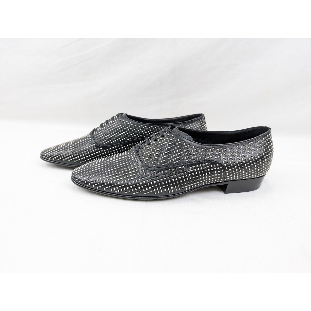 Saint Laurent Paris o1rshd1 Vadim 20 Richelieu Shoes in Nero Size US 11 / EU 44 - 15 Thumbnail