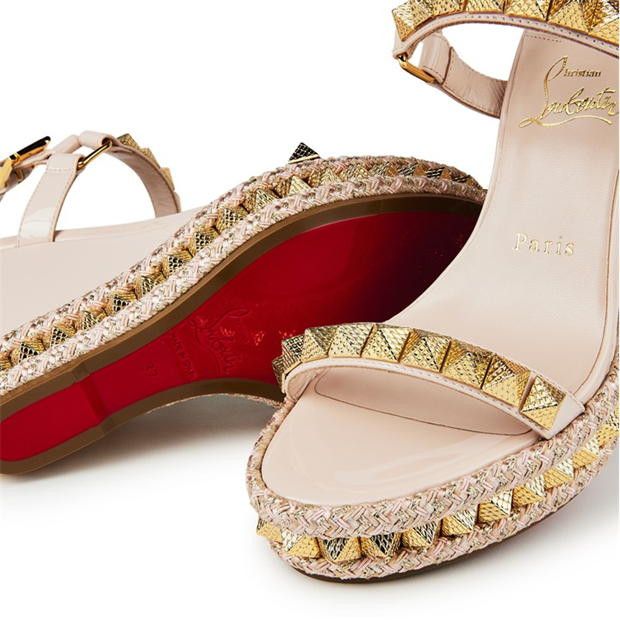 Christian Louboutin Pyraclou 110mm Espadrilles Size US 8 / IT 38 - 6 Thumbnail
