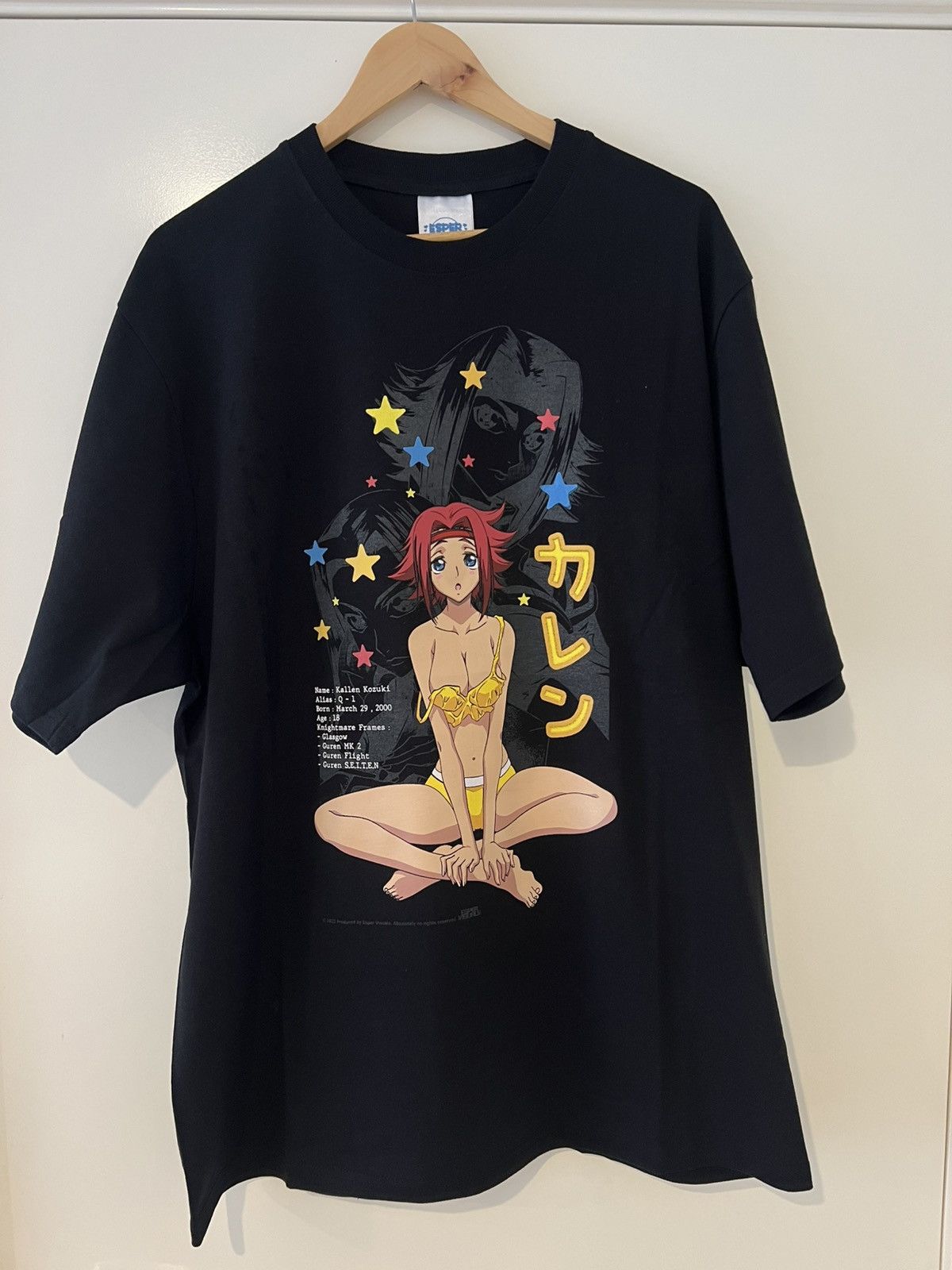 Kallen Kozuki in Undergarments Tee code geass