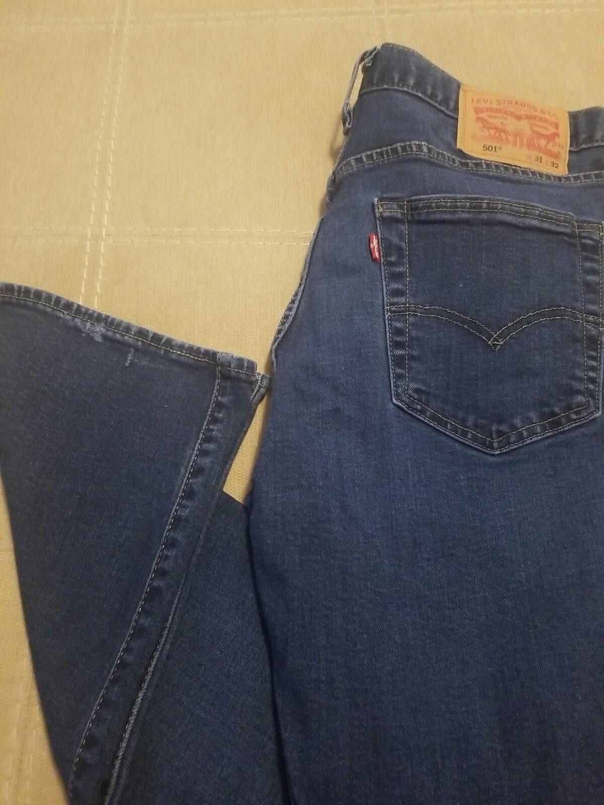 Levi's Levi's Big E Classic Blue Denim Jeans Mens 31x31 Button Fly Size US 32 / EU 48 - 7 Thumbnail