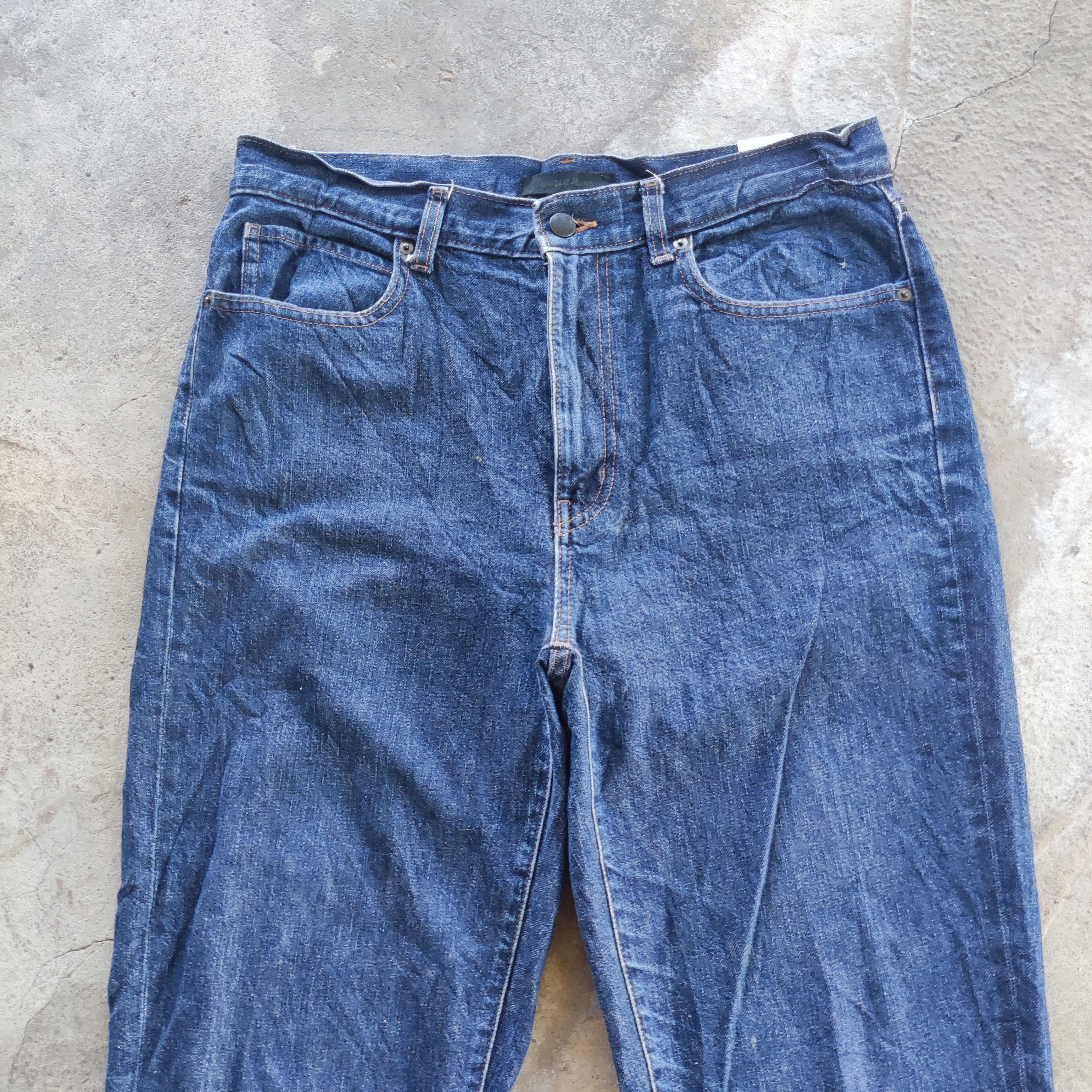 Japanese Brand Vintage Japanese Brand Distressed Baggy Jeans Ripped Pants Size US 32 / EU 48 - 3 Thumbnail