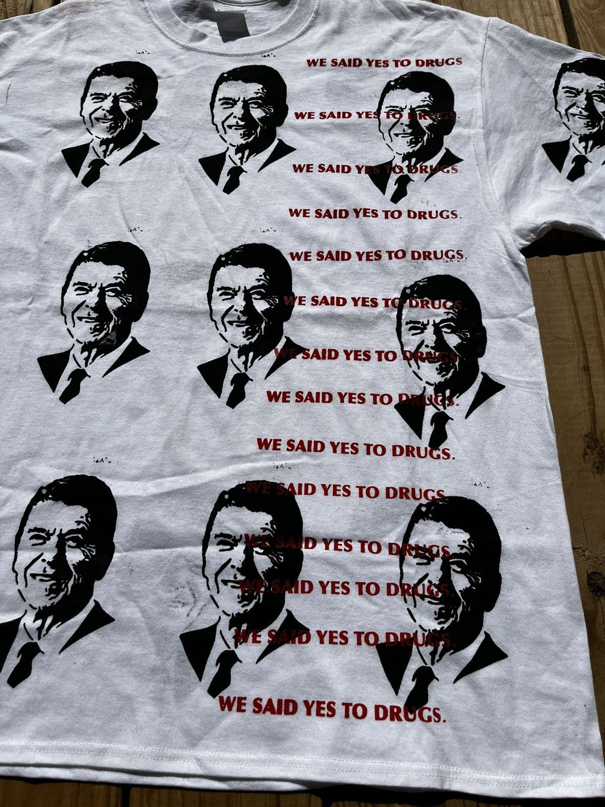 Other All Over Print Ronald Reagan We Said Yes to Drugs T-Shirt Size US XL / EU 56 / 4 - 3 Thumbnail