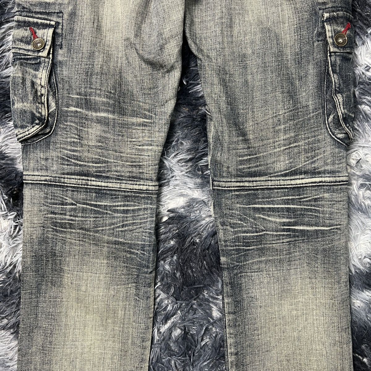 In The Attic In The Attic Homme Japanese Brand Denim Cargo Pants Size US 31 - 6 Thumbnail