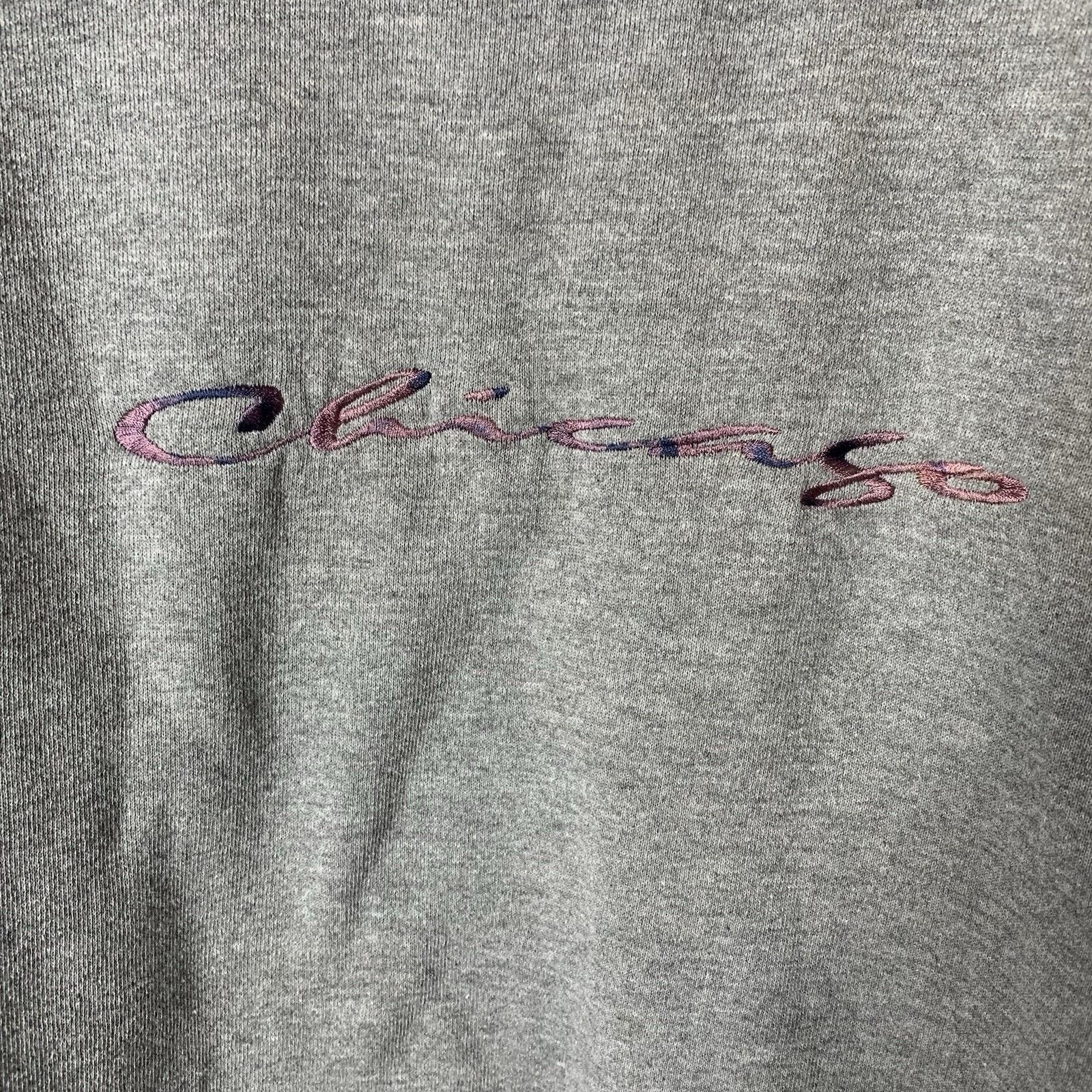 Jerzees Vintage Jerzees Super Sweats Embroidered Chicago Sweatshirt Size US XL / EU 56 / 4 - 4 Thumbnail