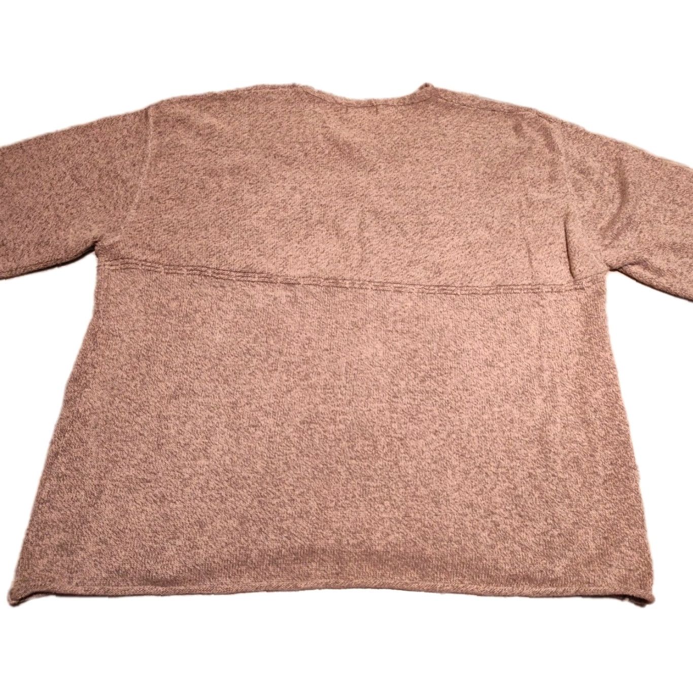 Vintage VINTAGE St. John's Bay Knit Sweater Mens XXL Beige 90s USA Made Crew Neck Raw Hem Lightweight/Heavyweight Knit Pullover (All Seasons) Regular Fit Size US XXL / EU 58 / 5 - 2 Thumbnail