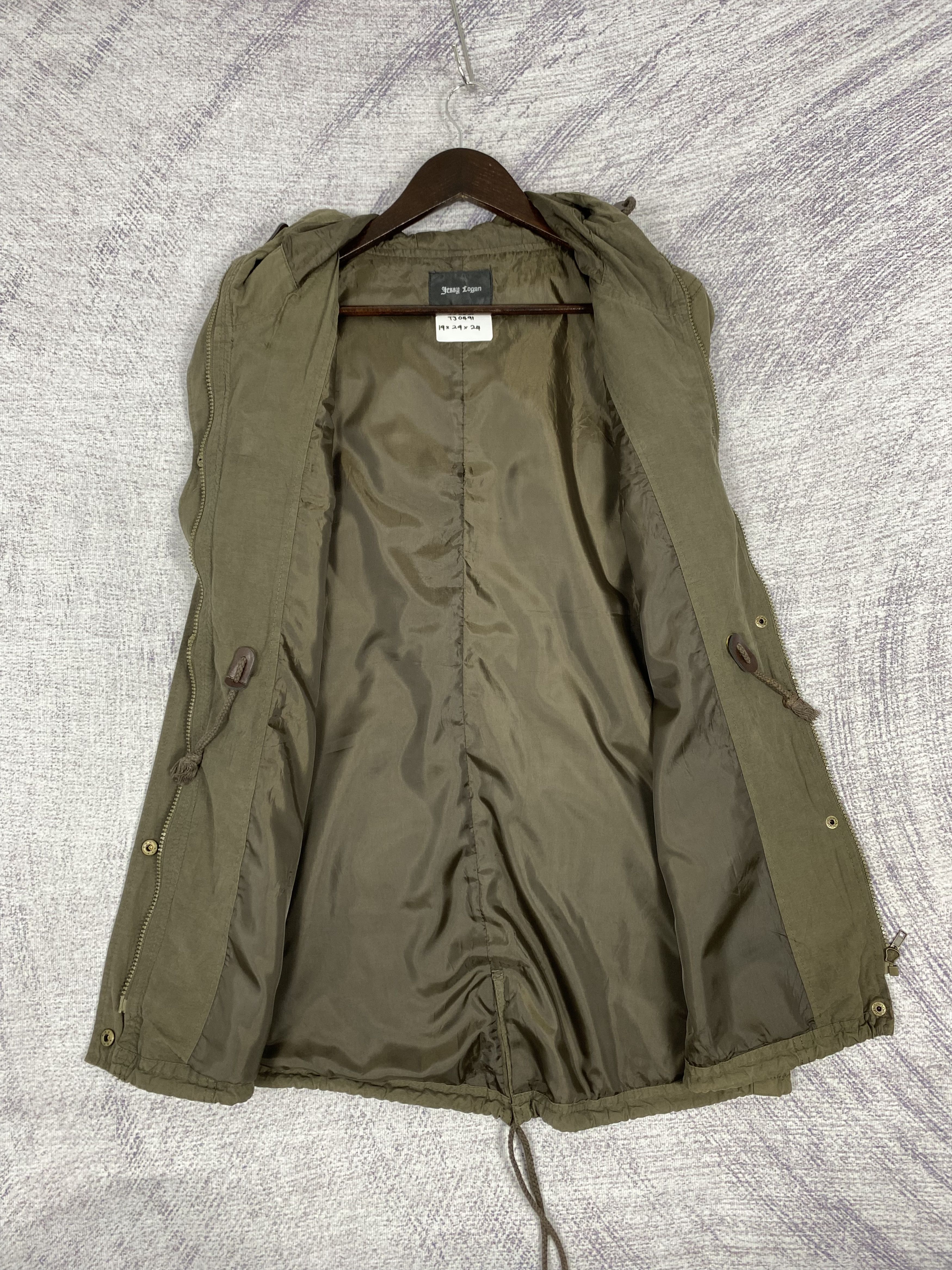 Japanese Brand Vintage Jessy Logan Multi Pocket Parkas Canvas Jacket Size US L / EU 52-54 / 3 - 7 Thumbnail