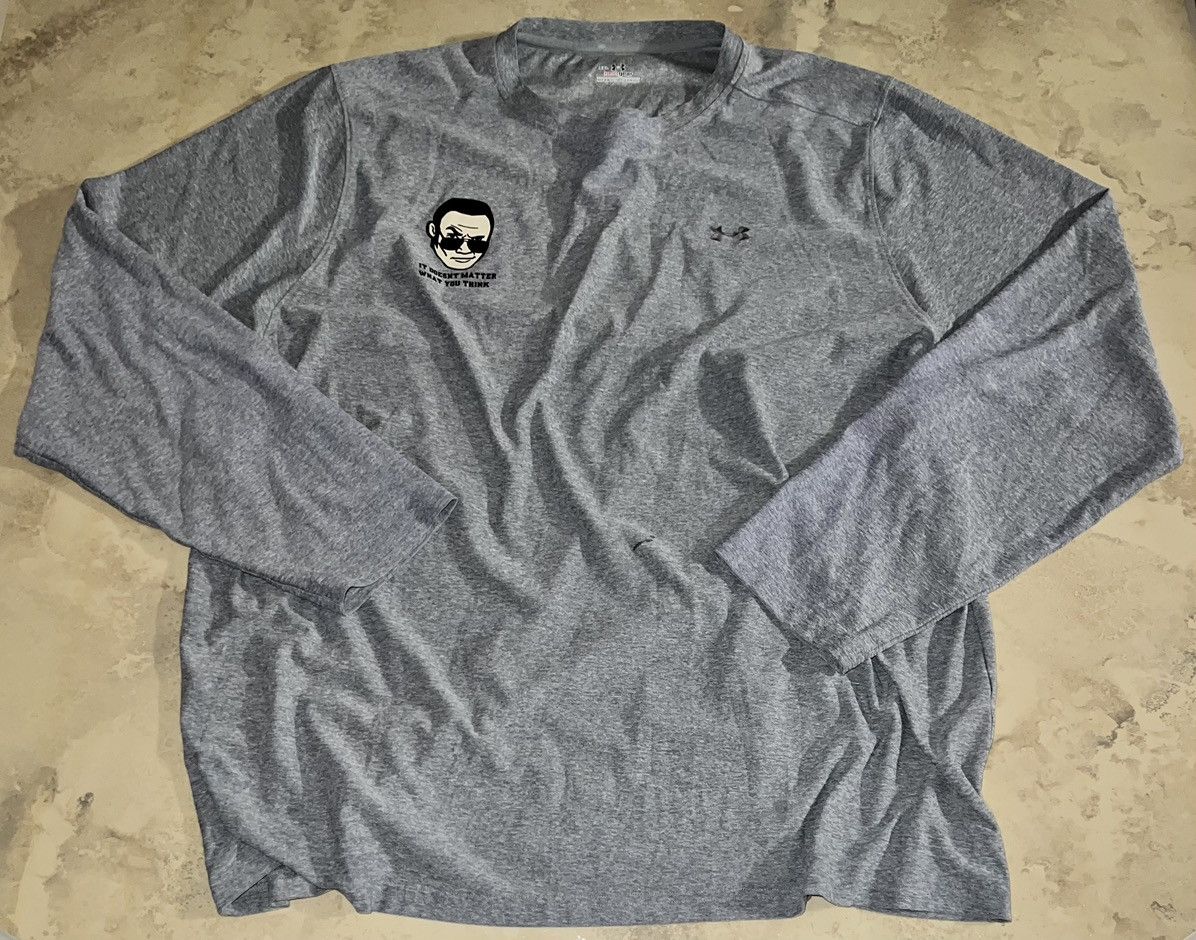 Under Armour × Vintage × WWF VINTAGE WWF THE ROCK UNDER ARMOUR LS Size US XXL / EU 58 / 5 - 10 Thumbnail