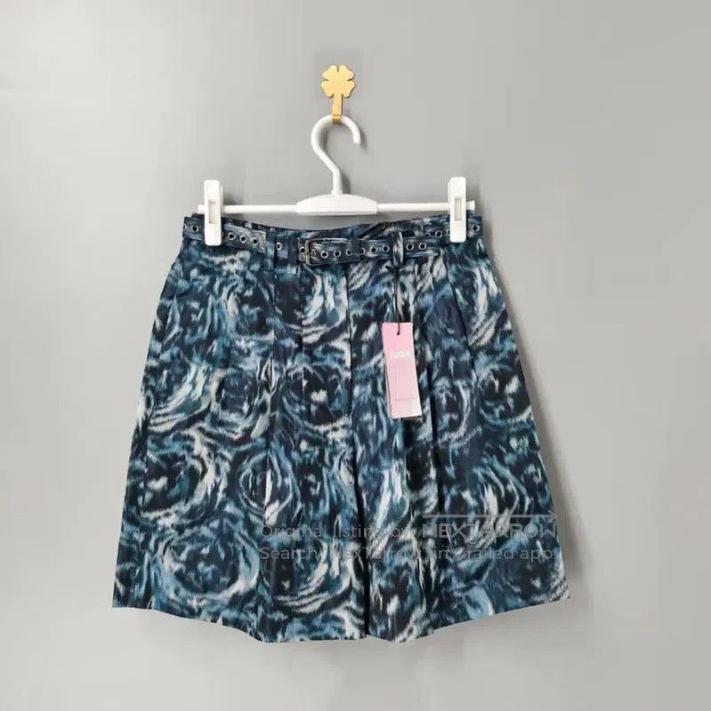 Dior Dior Blue Printed Women's Shorts . Size 23" - 1 Thumbnail