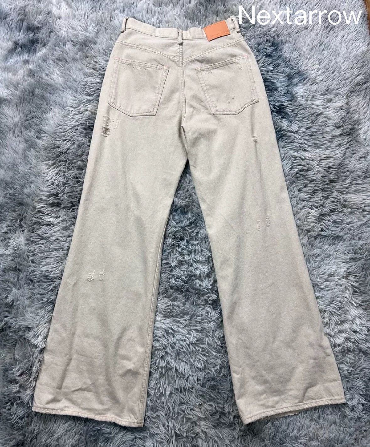 Acne Studios Acne studios Ripped white jeans 2412-Nextarrow Size US 28 / EU 44 - 2 Thumbnail