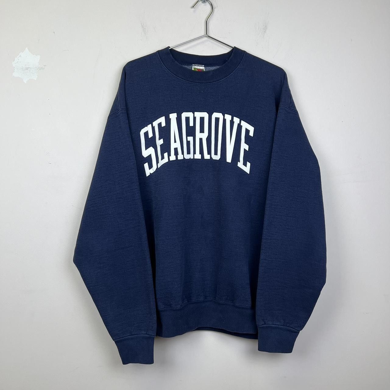 Fruit Of The Loom Vintage Seagrove Sweatshirt - Cozy and Stylish 90s FOTL Size US XL / EU 56 / 4 - 1 Thumbnail