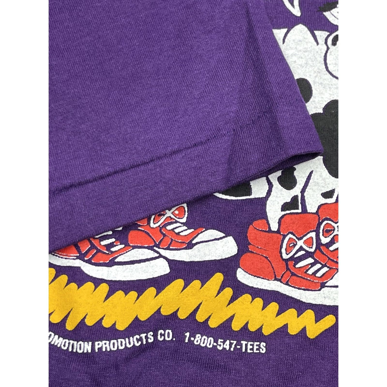 Vintage VINTAGE Screen Stars Drink Milk T-Shirt XL Purple Funny Cows 90s Mens Size US XL / EU 56 / 4 - 4 Thumbnail