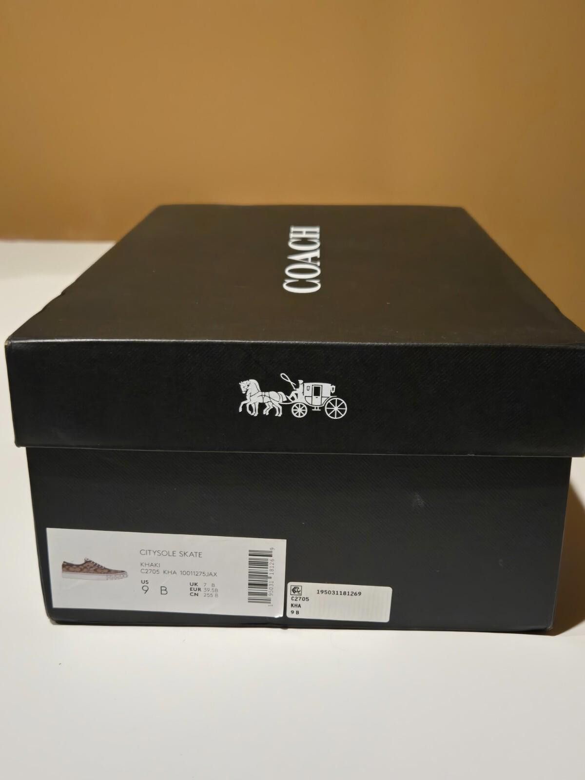 Coach Womens Coach Citysole Skate SneakersLeather 9.5 (B) NEW NIB Size US 9.5 / IT 39.5 - 2 Thumbnail