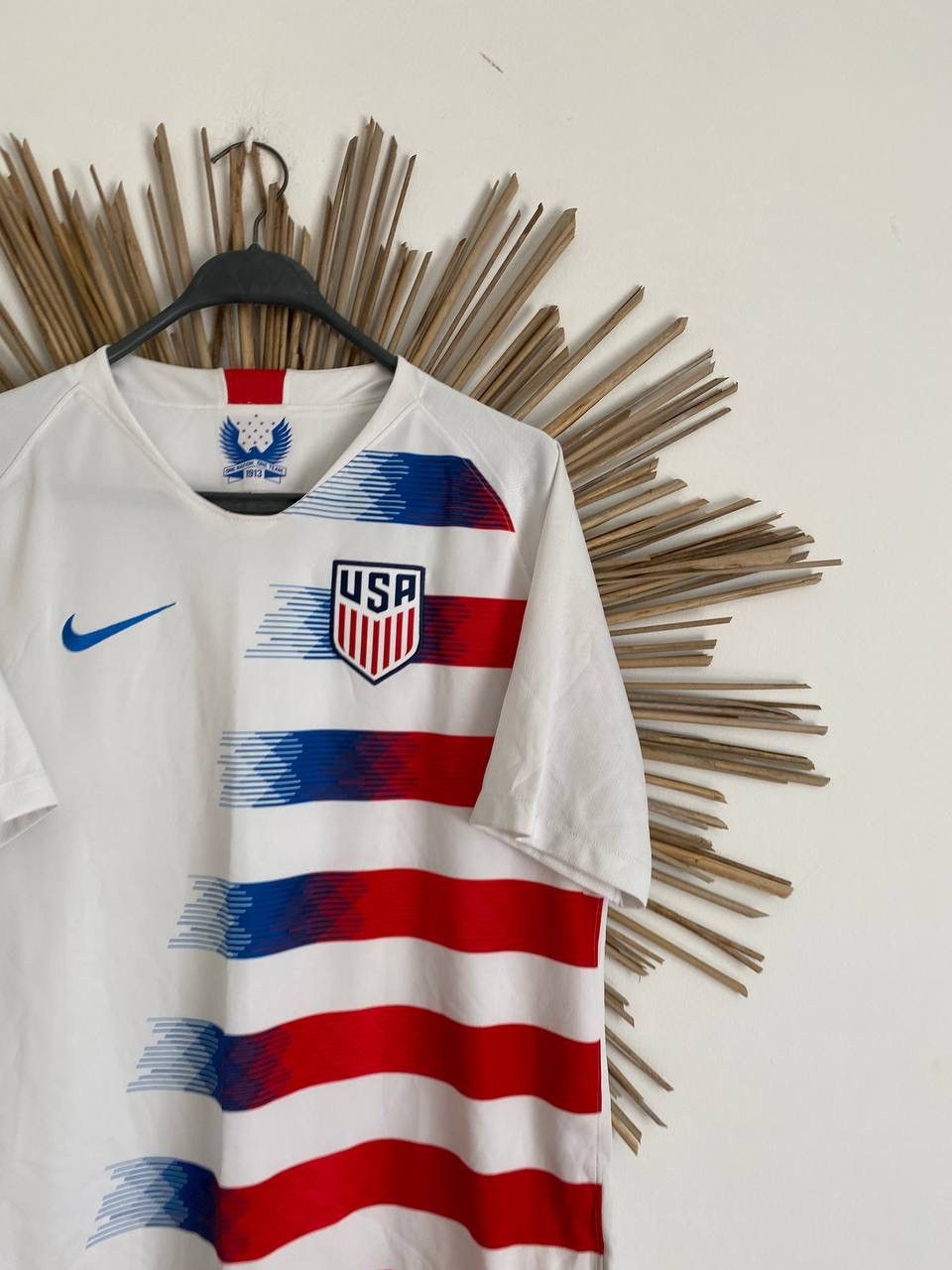 Nike USA 2018 2019 nike home football soccer jersey Size US L / EU 52-54 / 3 - 2 Thumbnail
