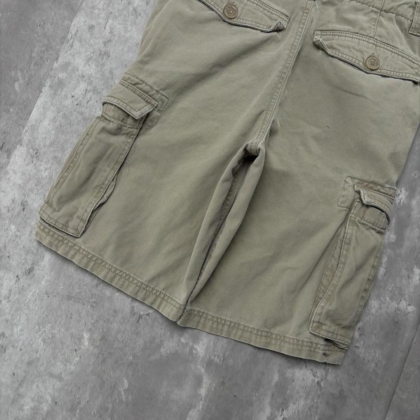 Other Y2K River Canyon Blues Grunge Baggy Cargo Skater Shorts Size 27" / US 4 / IT 40 - 4 Thumbnail