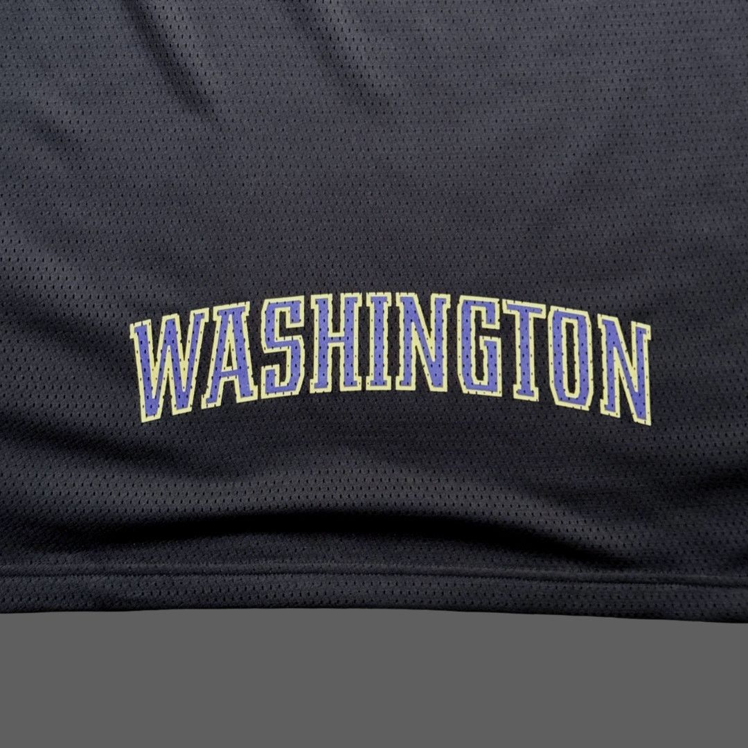 Adidas adidas UW Huskies University of Washington Mesh Hoodie Black Size US L / EU 52-54 / 3 - 8 Thumbnail