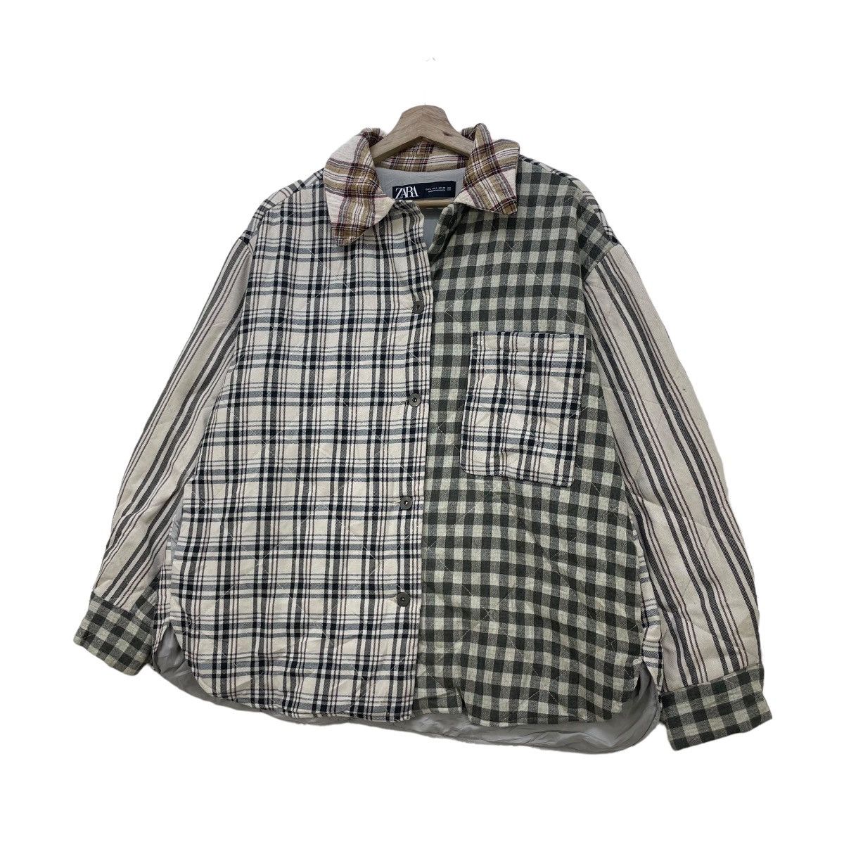 Zara Zara Light Jacket Paacthwork Style Size US M / EU 48-50 / 2 - 2 Thumbnail