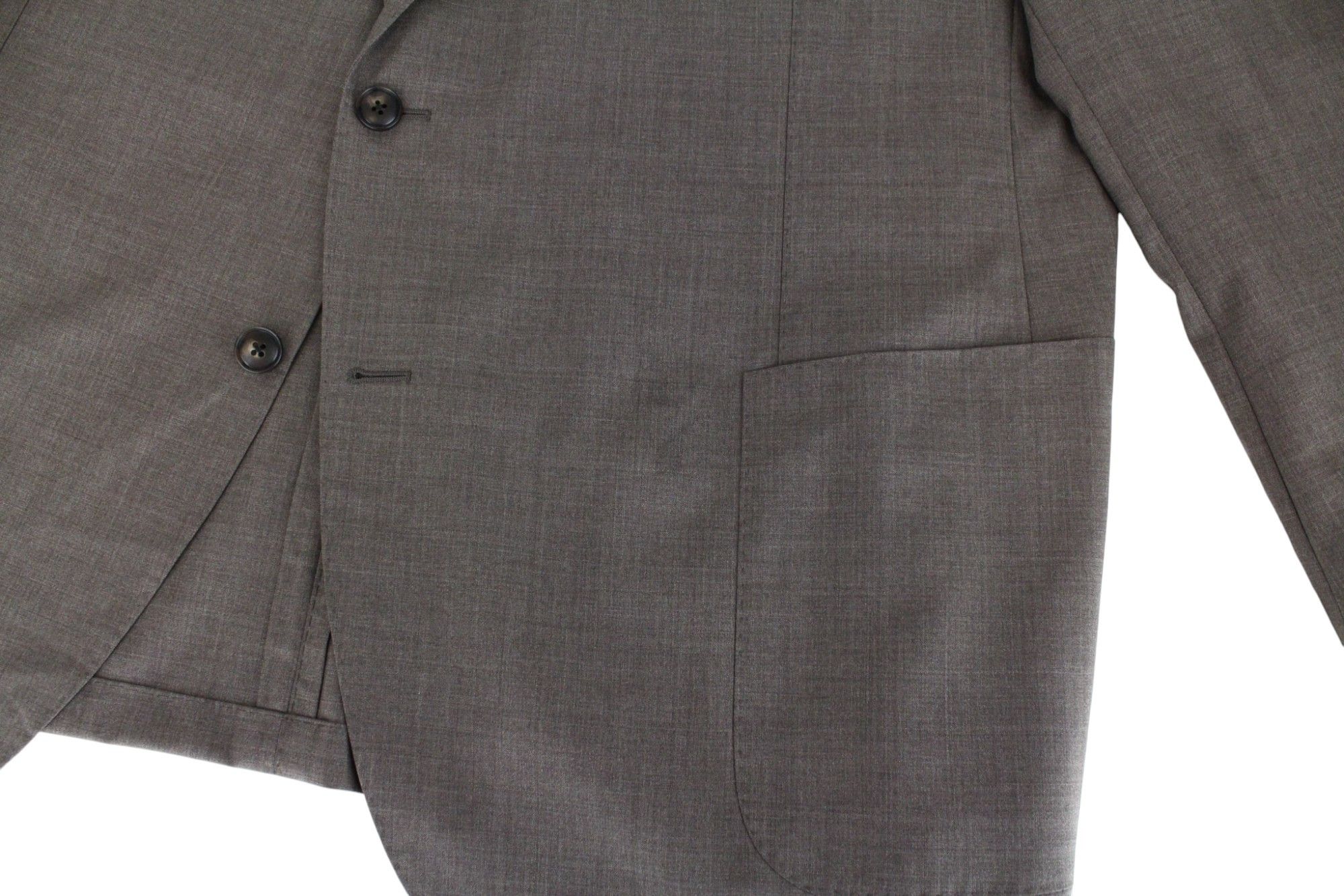 Suitsupply LA SPALLA UK52S Brown Wool Suit 67303 Size 52S - 15 Thumbnail